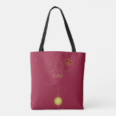 Love Yourself Inspirational Word Art Tote Bag (Achterkant)