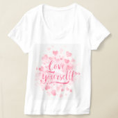 Love Yourself - Inspirerend quote T-shirt (Laagn)