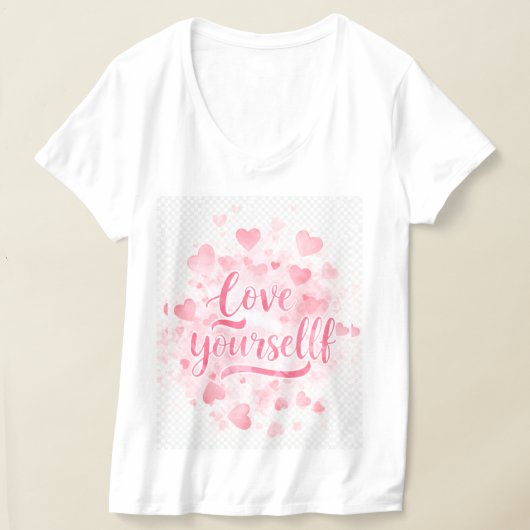 Love Yourself - Inspirerend quote T-shirt (Laagn)