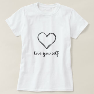 Love Yourself - Inspirerend T-shirt voor vrouwen
