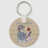"Love Yourself"  Sleutelhanger Dubbelzijdig (Voorkant)