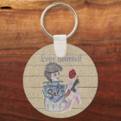 "Love Yourself"  Sleutelhanger Dubbelzijdig (Voorkant)