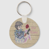 "Love Yourself" Sleutelhanger Dubbelzijdig (Achterkant)