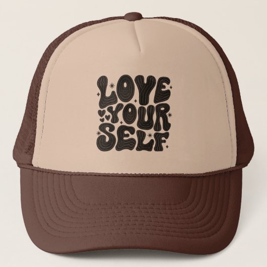Love Yourself Trucker Hat Pet (Voorkant)