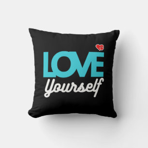 Love Yourself Worpillow Cozy Motiverend  Kussen