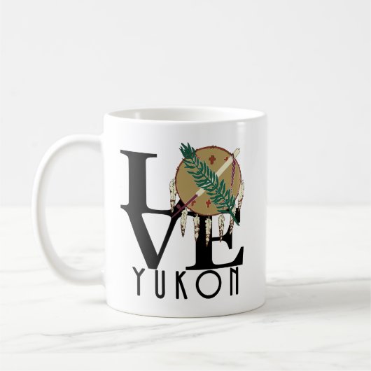 LOVE Yukon Oklahoma 11oz Koffiemok (Links)