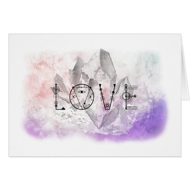 *~* LOVE Zacht Paarse roze lavendel (Voorkant Horizontaal)