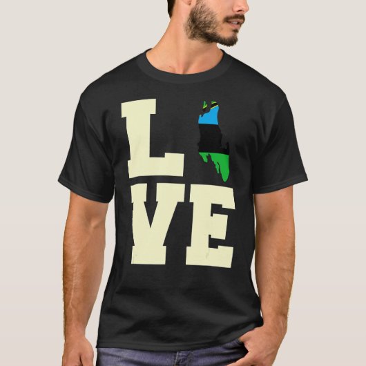 Love Zanzibar T-shirt (Voorkant)