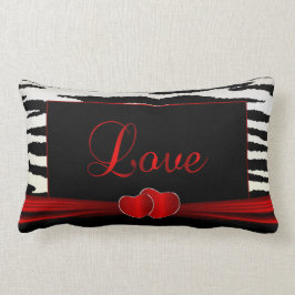 Love Zebra Animal Print Kussen