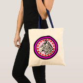 ☞♥Love Zebra Chic en Fabulous Budget Tote Bag♥☜ Bag (Voorkant (product))