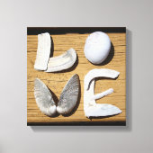 LOVE Zee Shell Canvas Print (Voorkant)