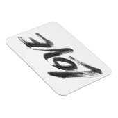 LOVE Zen Brush Valentijn Calligraphy Lettering Magneet (Rechterzijde)