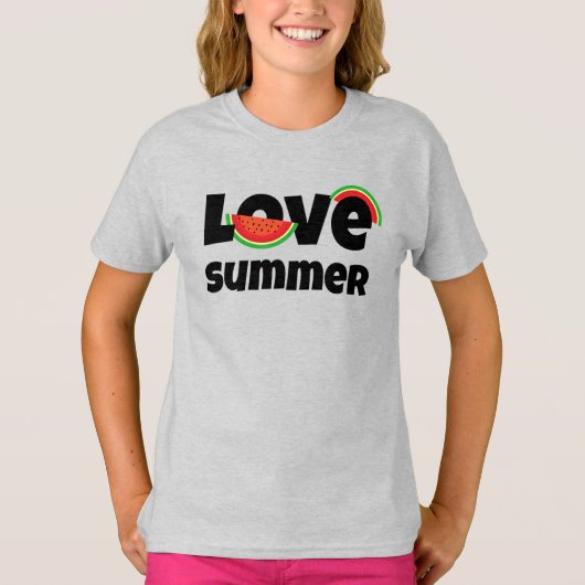 Love Zomer T-shirt (Voorkant)
