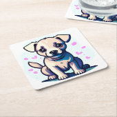 Loveable Lab Kartonnen Onderzetters (Schuin)