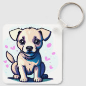 Loveable Lab Sleutelhanger (Achterkant)