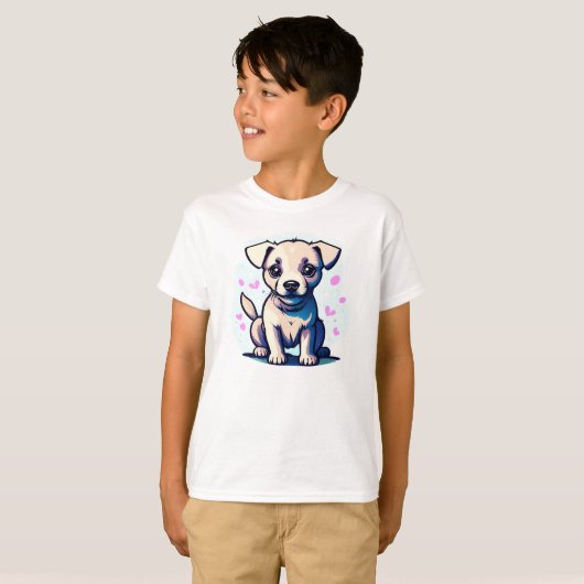 Loveable Lab T-shirt (Voorkant volledig)