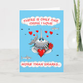 Loveable Shark Valentijnse kaart (Voorkant)