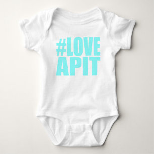 #LOVEAPIT Baby Blue Creeper - ANDERE KLEUREN BESCH Romper