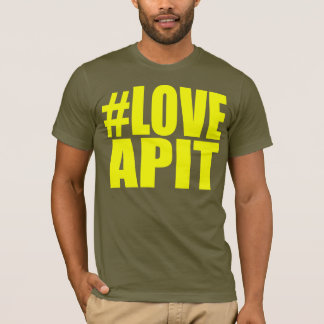 #LOVEAPIT Mannen Gele T-Shirt - ANDERE KLEUREN BES