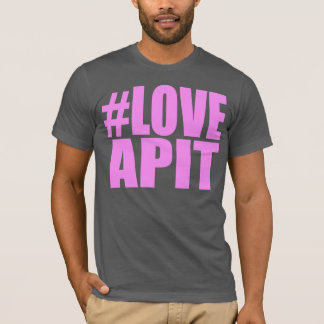 #LOVEAPIT Mannen roze AA T-Shirt - OVERIGE KLEUREN