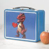 Loveasaurus Dinosaurus Metalen Lunchbox (In situ)