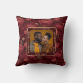 Lovebird 5e Jubileum Sierkussen (Achterkant)