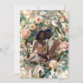 LoveBird Bloem Foto Verloving Aankondiging