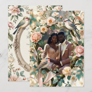 LoveBird Bloem Foto Verloving Aankondiging