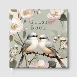 LoveBird Bloemachtig Verlovingsfeest Gastboek Gastenboek