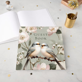 LoveBird Bloemachtig Verlovingsfeest Gastboek Gastenboek