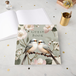 LoveBird Bloemachtig Verlovingsfeest Gastboek Gastenboek