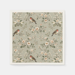 LoveBird Bloemencocktail Servet