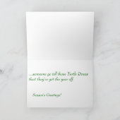 Lovebird Christmas Kaart (Binnen)