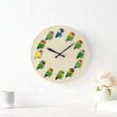 Lovebird Clock Grote Klok (Huis)