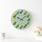 Lovebird Clock Grote Klok (Huis)