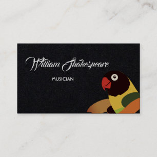 Lovebird illustratie visitekaartje