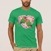 Lovebird Love Heart T-shirt (Voorkant)