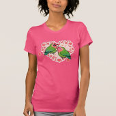 Lovebird Love Heart T-shirt (Voorkant)