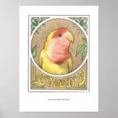 Lovebird Nouveau Poster (Voorkant)