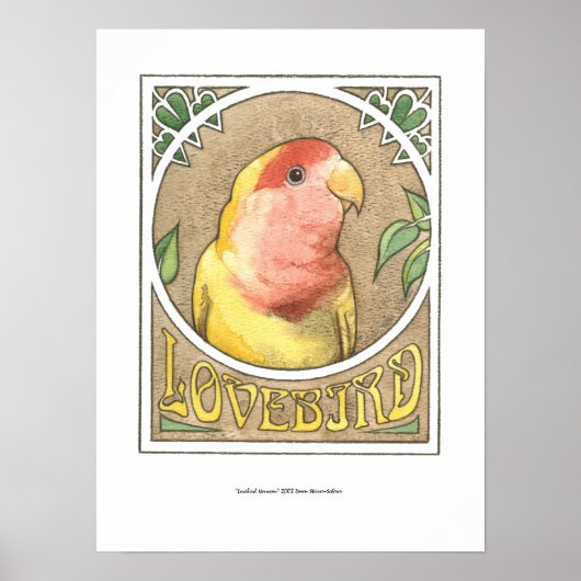 Lovebird Nouveau Poster (Voorkant)