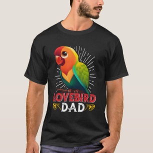Lovebird Papa Vogelpapegaai Lovebird Papa T-shirt