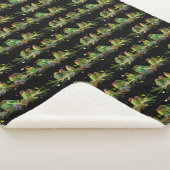 Lovebird Rainklap Sherpa Blanket Sherpa Deken (3/4)