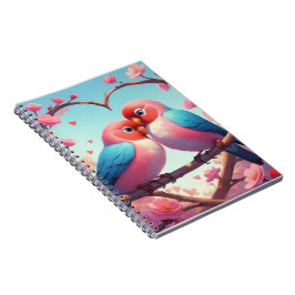 Lovebird-Valentijn Notitieboek