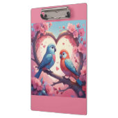 Lovebird Vriendschap Klembord (Links)