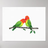 Lovebirds 11 "x14" Print (Voorkant)