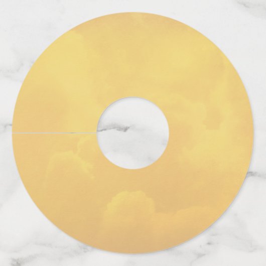 Lovebirds 50th Golden Jubileum Wijnglaslabel (Achterkant)