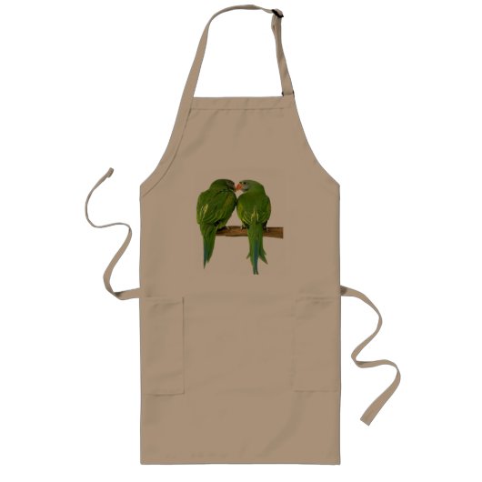 LOVEBIRDS APRON LANG SCHORT (Voorkant)