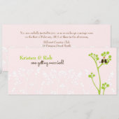 Lovebirds (Blush Pink) Kaart (Voorkant / Achterkant)