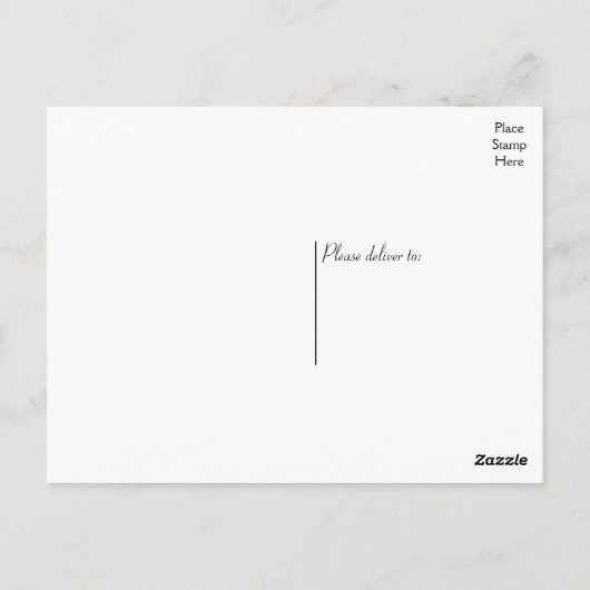 Lovebirds Dank u zwart en wit bloemenhart Briefkaart (Achterkant)