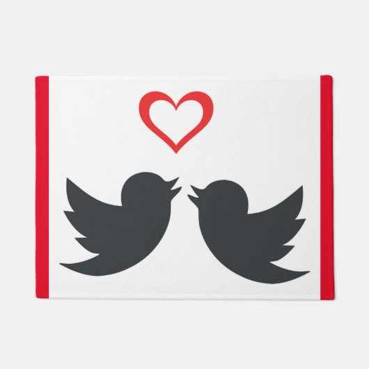 LOVEBIRDS DEURMAT (Voorkant)